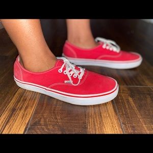 VANS ERA red size 12 mens